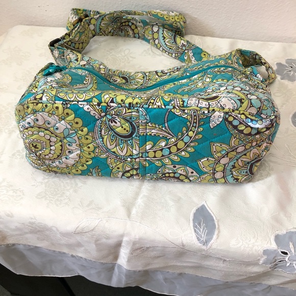 Vera Bradley Women's Small Shoulder Purse Top Zipper Closure - Picture 6 of 14